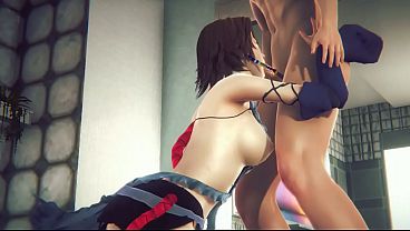 Final Fantasy Hentai - Yuna Suck and anal - Japanese Asian Manga Anime Film Game Porn