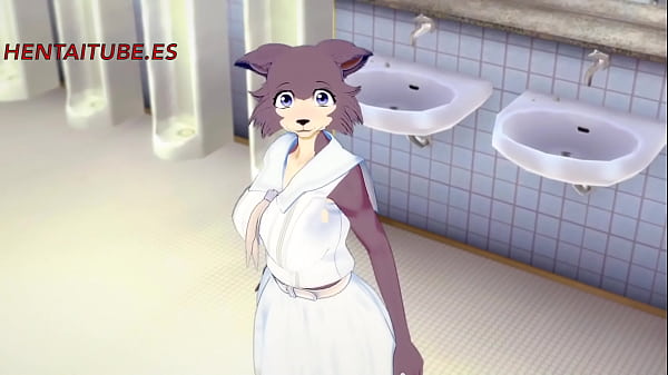 Download Video - Beastars Furry Yiff Hentai - Legosi x Juno Jerk off&comma; Boobjob and Anal with cum in her Tits and Ass