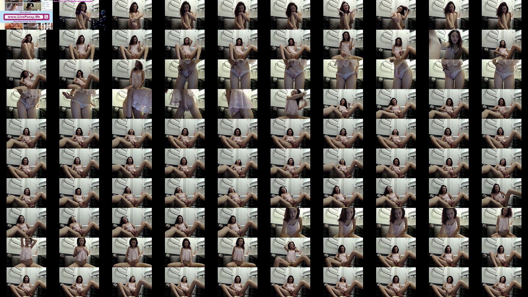 naughty teen masturbating in the toilet 预览图