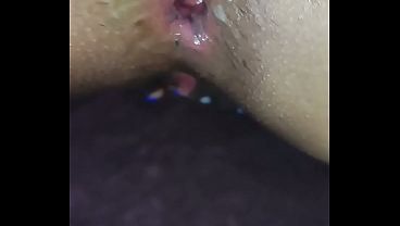 Creampie anal. Cum anal