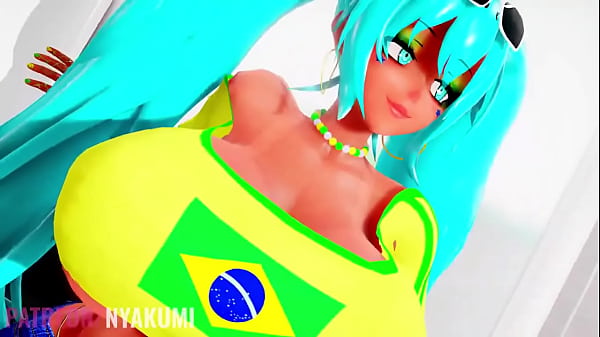 Brazilian Miku gets fucked