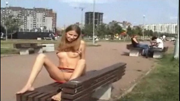 Horny Slut Flashing in Public