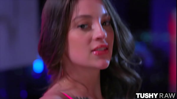 TUSHYRAW Sexy brunette get her tight ass stretched out