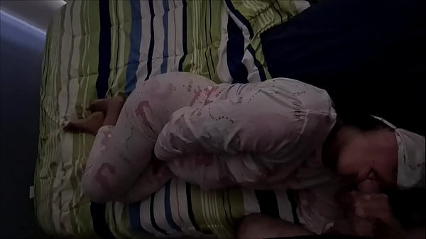 my pregnant single stepsister is so horny and let me cum on her belly