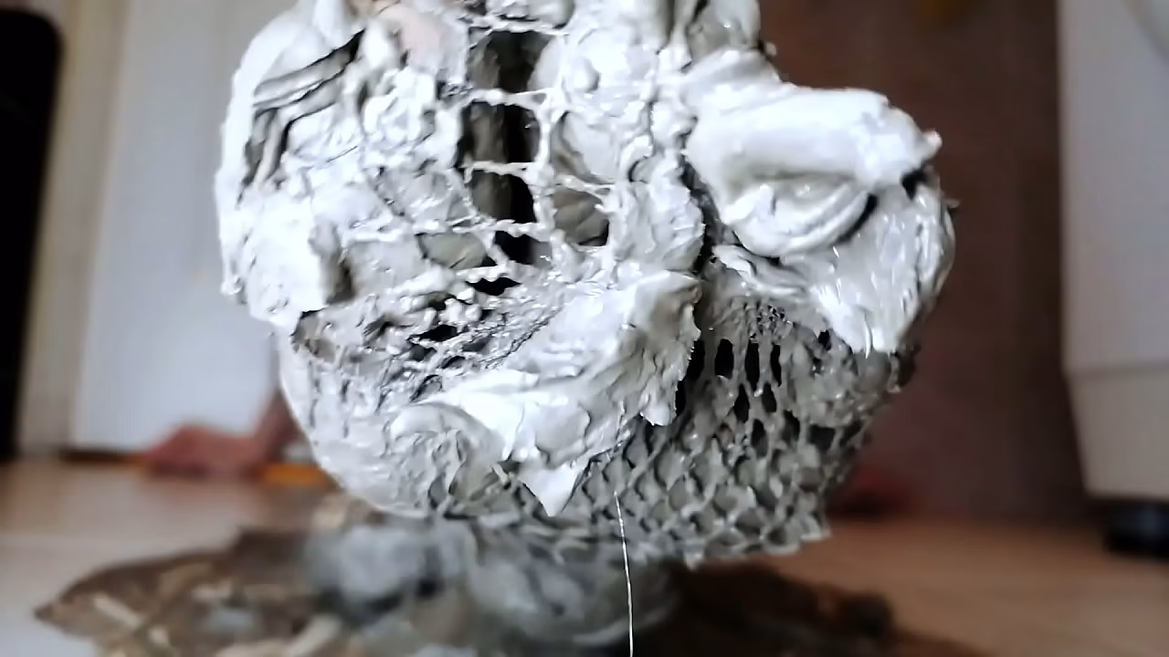 Clay Squeezing with Fishnet Soles &ndash_ Relaxing &amp_ Dirty Play