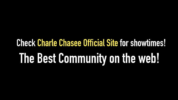 Charlee Chase Vibes Her Cunt With A Butt Plug Stuck In Her Ass!