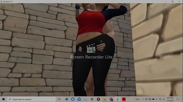 Thick booty wide hips Latina grinding on needy white boy