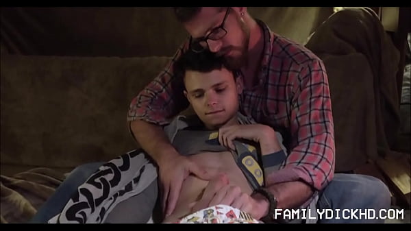 Download Video - Young Twink Stepson And Stepdad Fuck In Cabin Next To Fireplace - Austin Lock&comma; Alex Killian