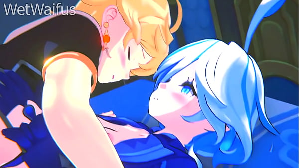 Furina and Aether take their Horny to the Bedroom - Genshin Impact Hentai