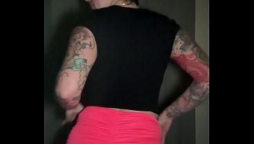 Down on Me Strip tease big tit alt alternative girlfriend