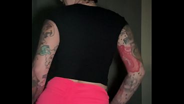 Down on Me Strip tease big tit alt alternative girlfriend