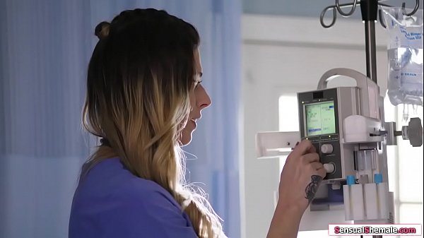 Shemale nurse licked n analed by patient