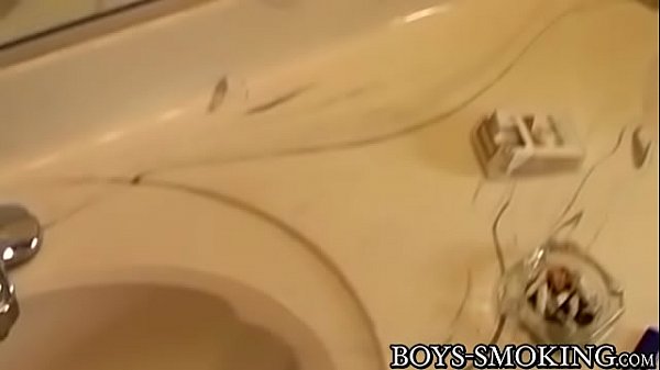 Solo jerk off session with young big dicked twi...