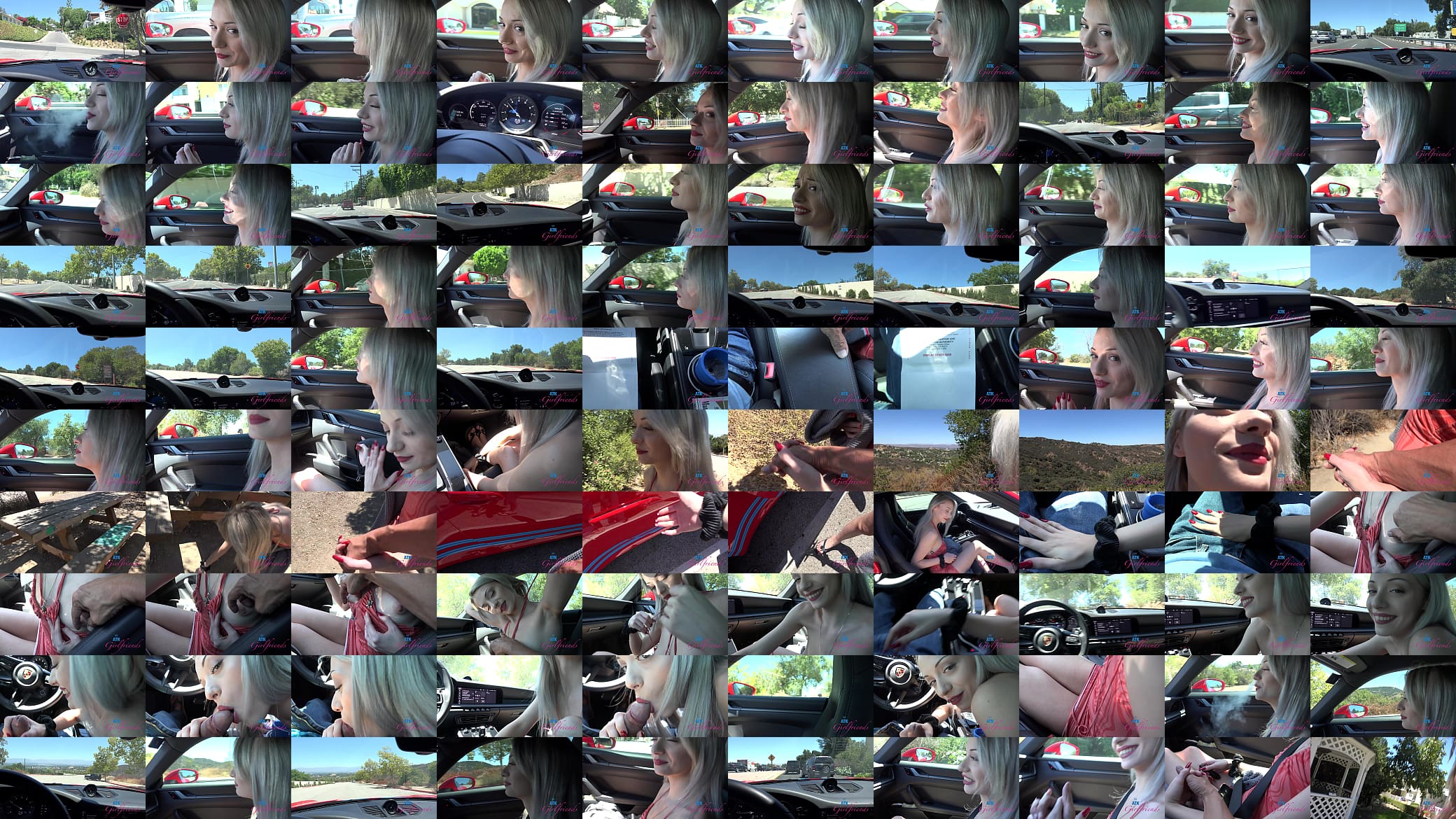 Cute Amateur Cecelia Taylor going for a ride and giving some roadhead 预览图