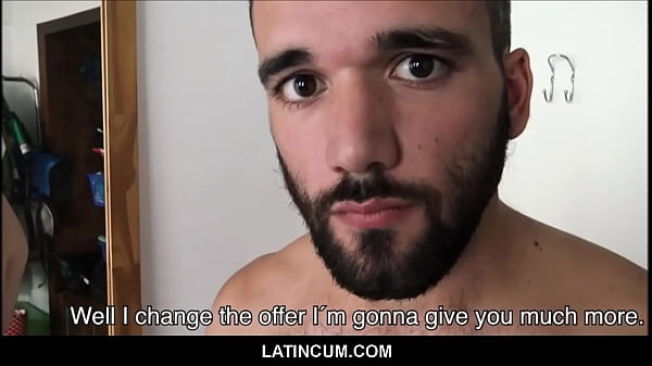 Straight Amateur Latino Hunk Paid 10,000 Pesos To Get Fucked By Gay Film Maker POV