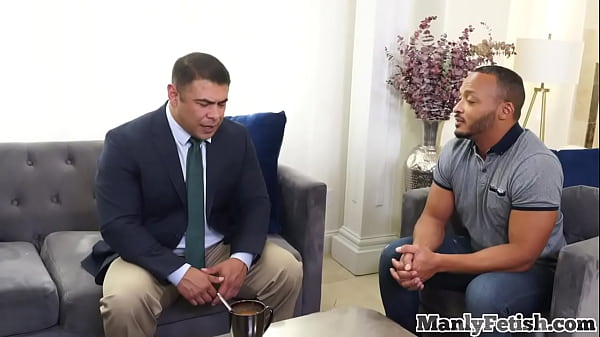 IR hunk bareback rides cock of his mesmerized c...