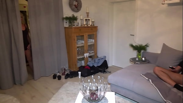 Blonde MILF Nikki In Sexy Pink Lingerie Dildo Fucking With JOI