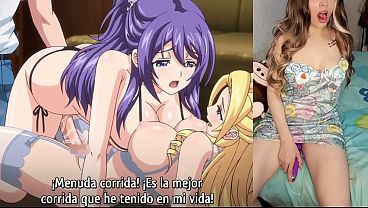 Lucky pervert gets laid by his female coworkers - hentai mankitsu happening 08