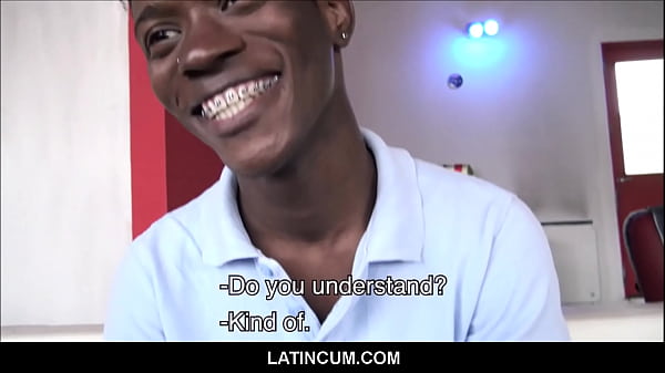 Young Black Amateur Straight Boy With Braces Fr...