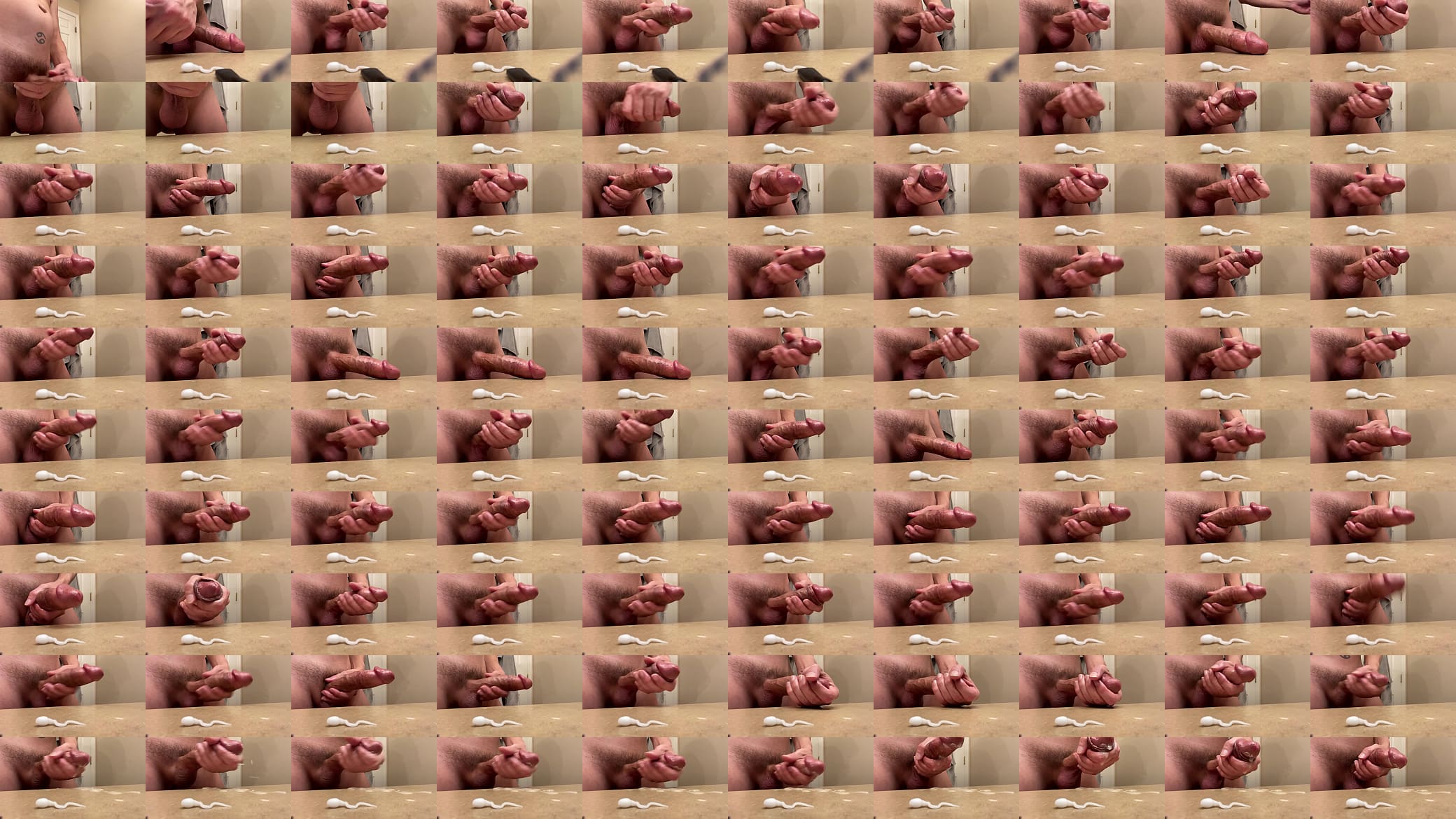 Jacking Off a Huge Cumshot while Broadcasting on Chaturbate 预览图