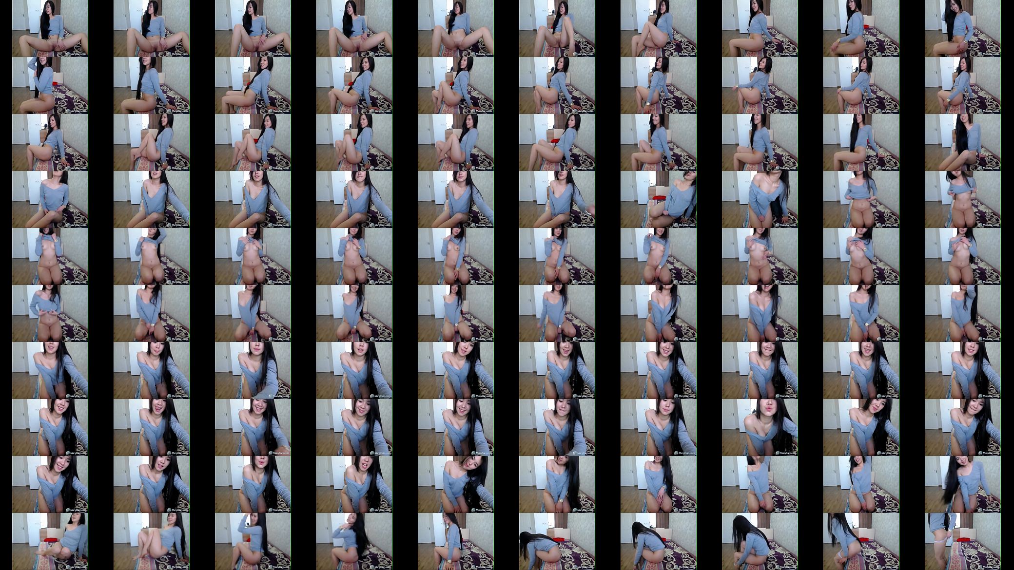 Who is this beautiful long hair asian webcam girl? 预览图