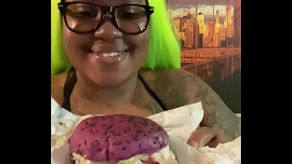 Purple Bun Lime Green Hair And My Bikini Halloween Is Coming!