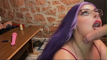 Look at me while I suck your cock – Cum in my face