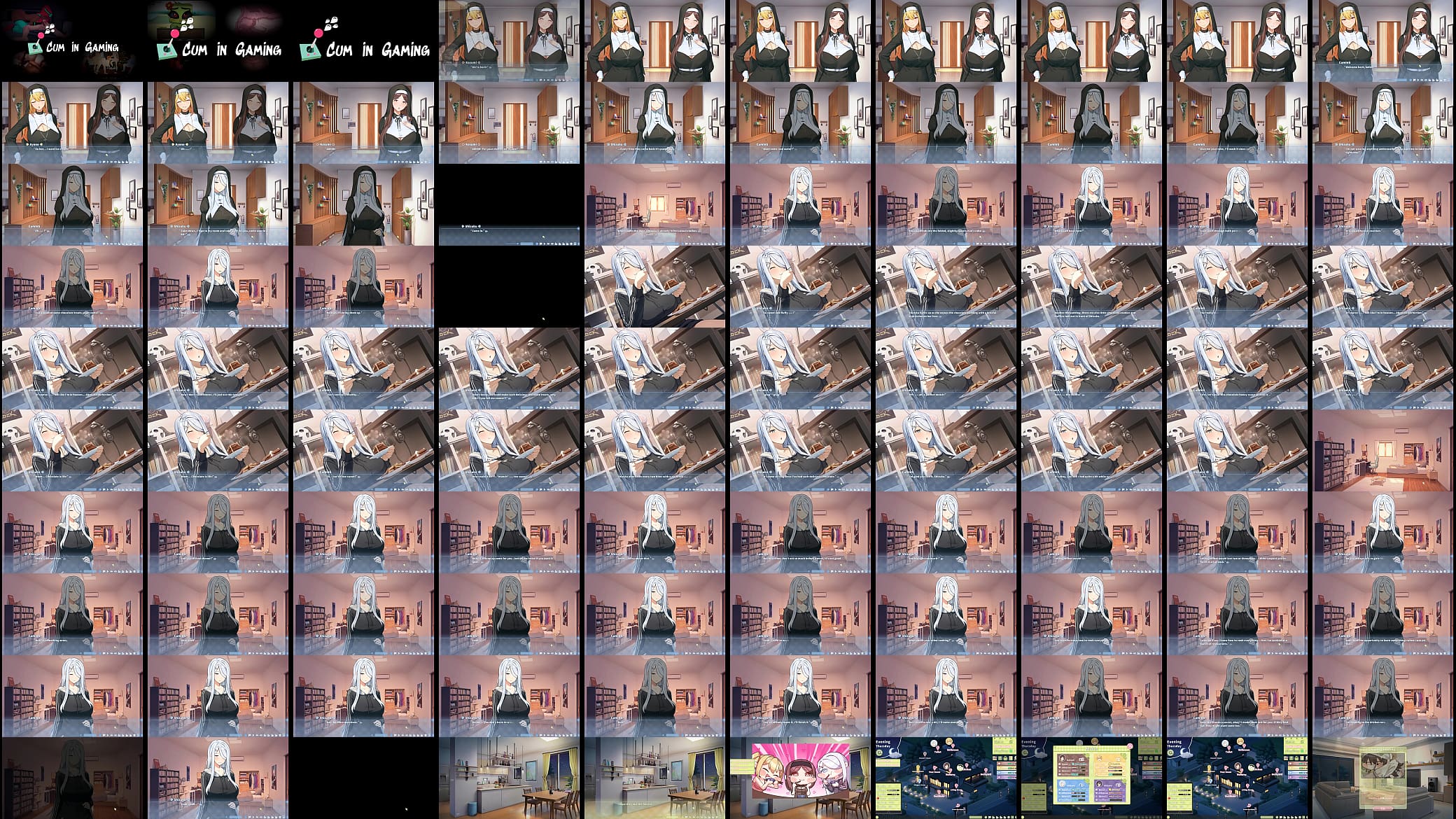 Summer Clover [ HAREM HENTAI GAME ] Ep.19 Cute day for the 3 NUNS ! 预览图