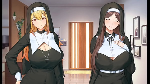 Download Video - Summer Clover &lbrack; HAREM HENTAI GAME &rsqb; Ep&period;19 Cute day for the 3 NUNS &excl;