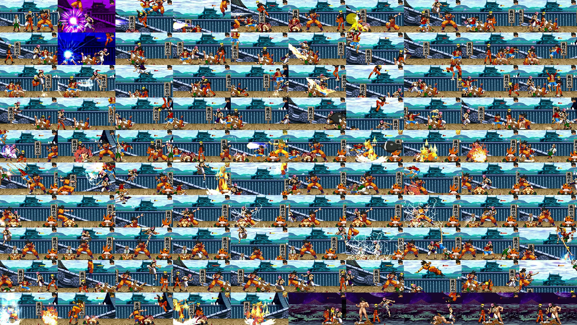 MUGEN: Fox McCloud X Anime Characters 预览图