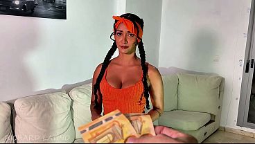 Minha empregada não limpou a casa direito , então coloquei ela pra engasgar na pica ... COMPLETO NO SHEER/RED