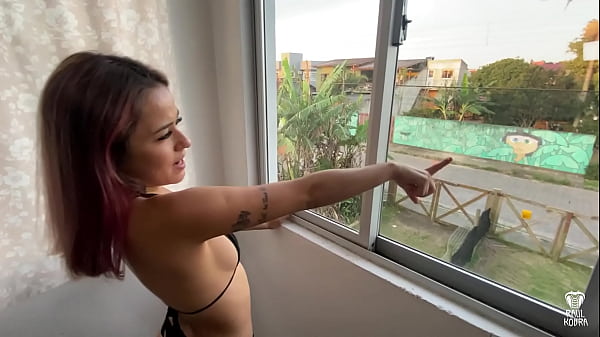 YOUNG GIRL GAVE HER PUSSY IN FRONT OF THE WINDOW IN REVENGE FOR HER EX BOYFRIEND TO WATCH ***COMPLETE ON RED AND SHEER***