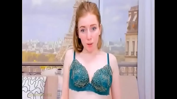 Blonde Babe Spreading Just Enough