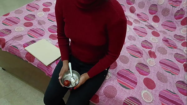 Indian Desi college girlfriend was painfull sex with boyfriend at hostel badroom clear Hindi audio