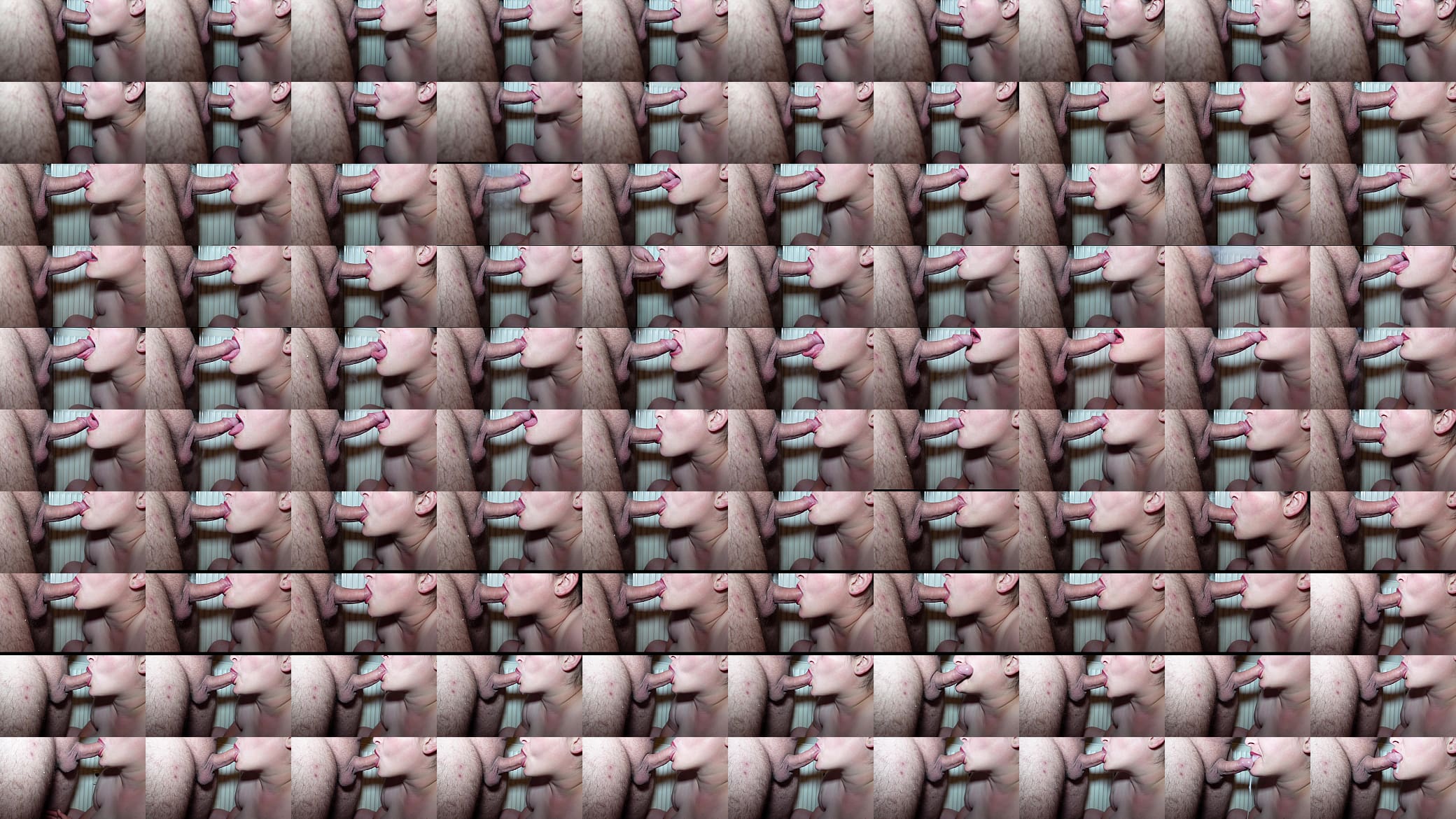 Close-up: Slow Blowjob on a Thick Meaty Dick Sticky Cum 预览图