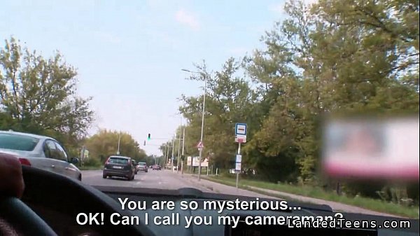 Busty Russian teen hitchhiker fucking outdoor