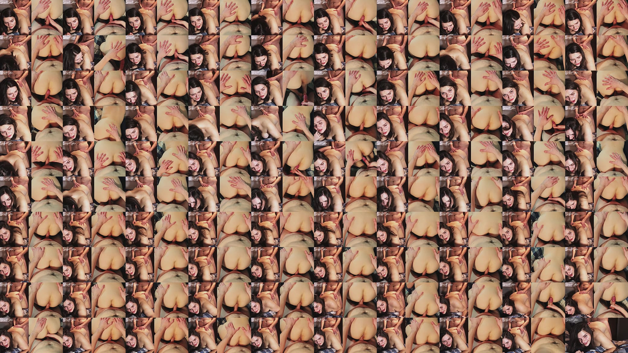 Getting Her Tight Ass Fucked So Hard She Begs To Stop - Splitscreen Anal 预览图