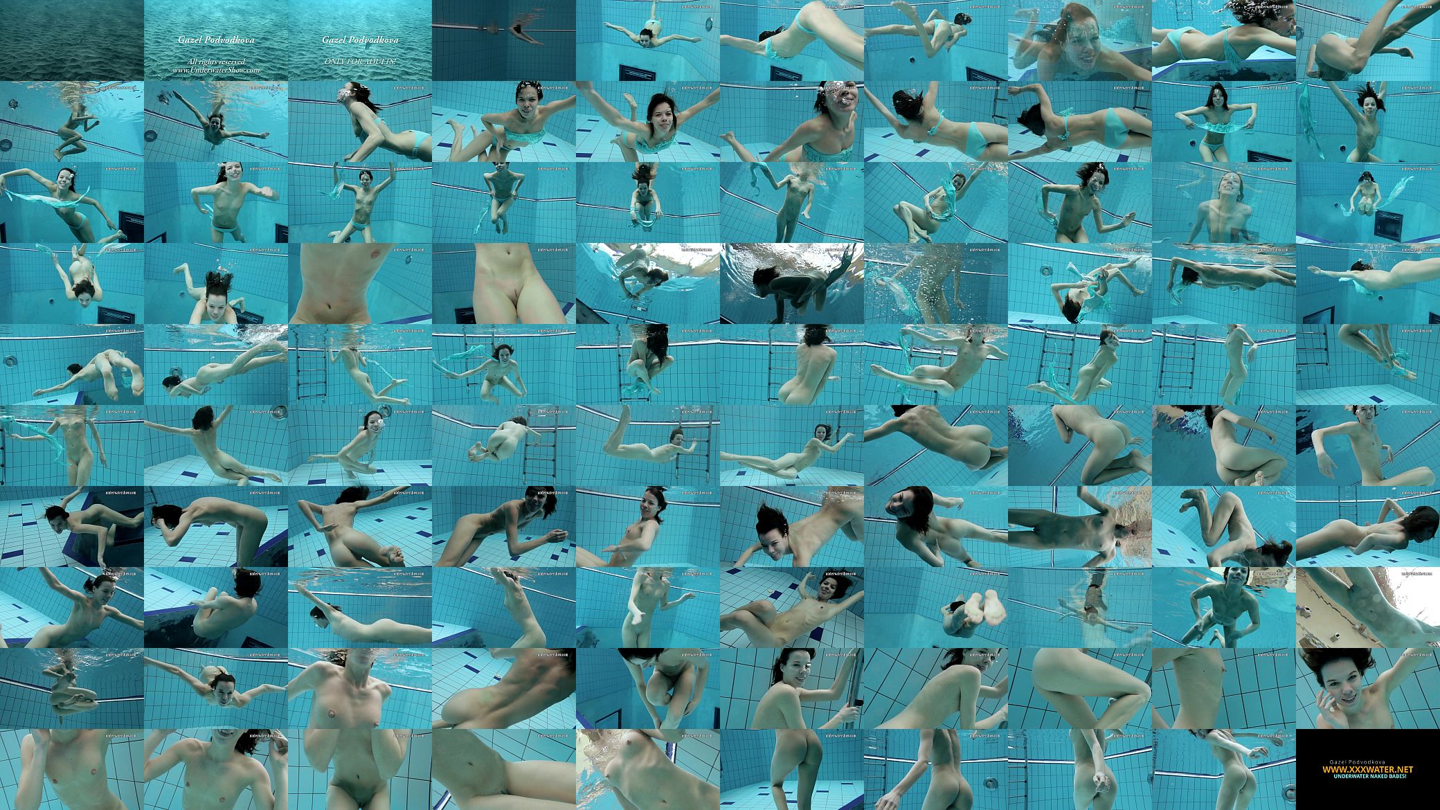 Gazel Podvodkova underwater naked beauty 预览图
