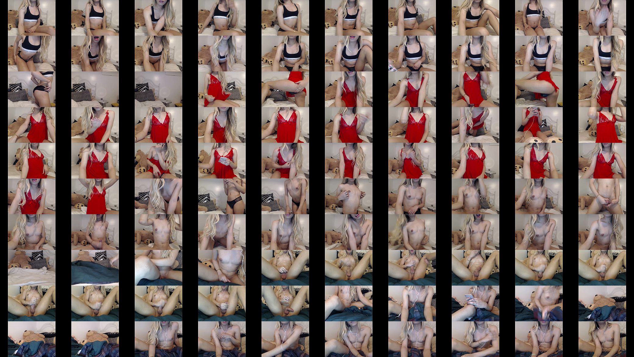 Sexy Skinny Blonde Shemale on BasedCams.com 预览图
