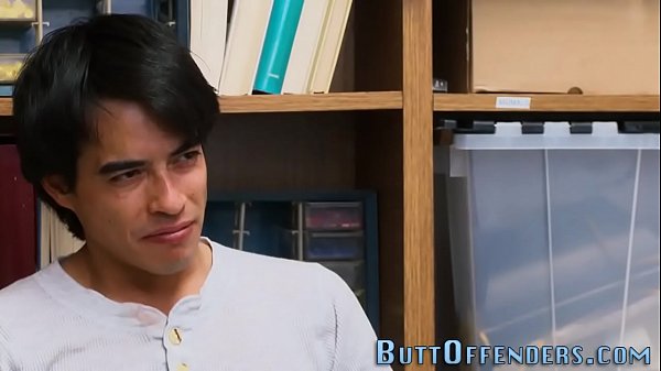 Gay stud gets cum after fucking mall cop