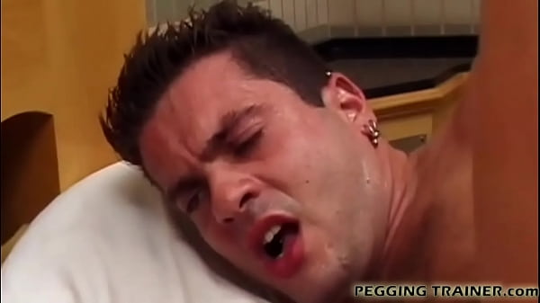 Relax while I slide my strapon up your ass