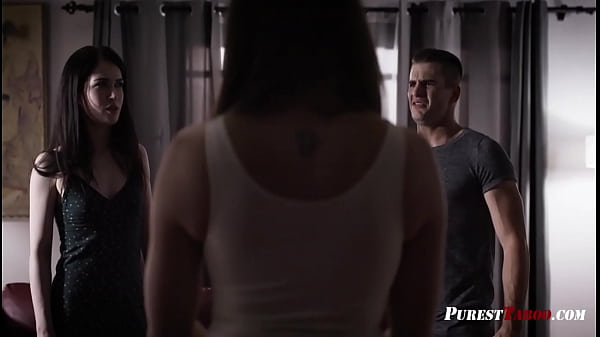 Twisted Step-Siblings Pass Around & Share Mom L...