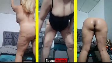 ASS CLAPPING TRIPLE CAMERA BUSTY MILF YELIXNOW