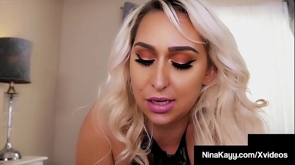Big Titty Temptress Nina Kayy Mouth Fucks A Big Hard Dick!