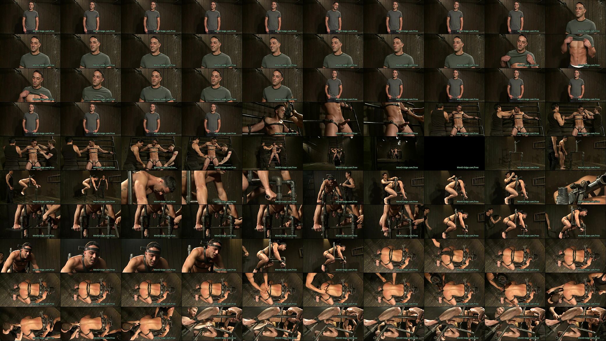 Bound to a metal device gay ass flogged 预览图