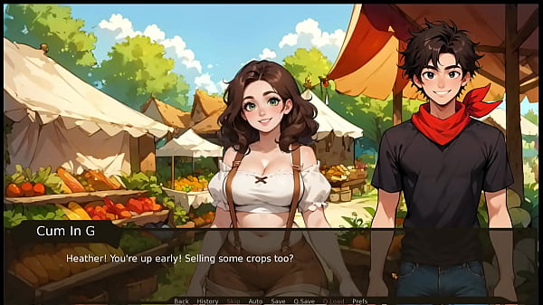 Farmer Kink [ TABOO Hentai Game ] Ep.6 Caught STEP SIS doing a banana BLOWJOB !