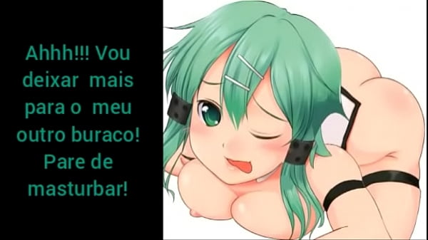 Joi Hentai Shinon (Épée Art En Ligne) (Com Onahol) Traduzido