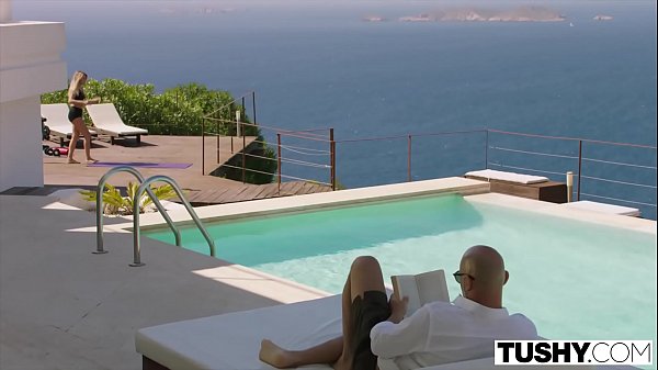 Download Video - TUSHY Young Yoga Instructor Gets Anal Dominated By Client's Husband