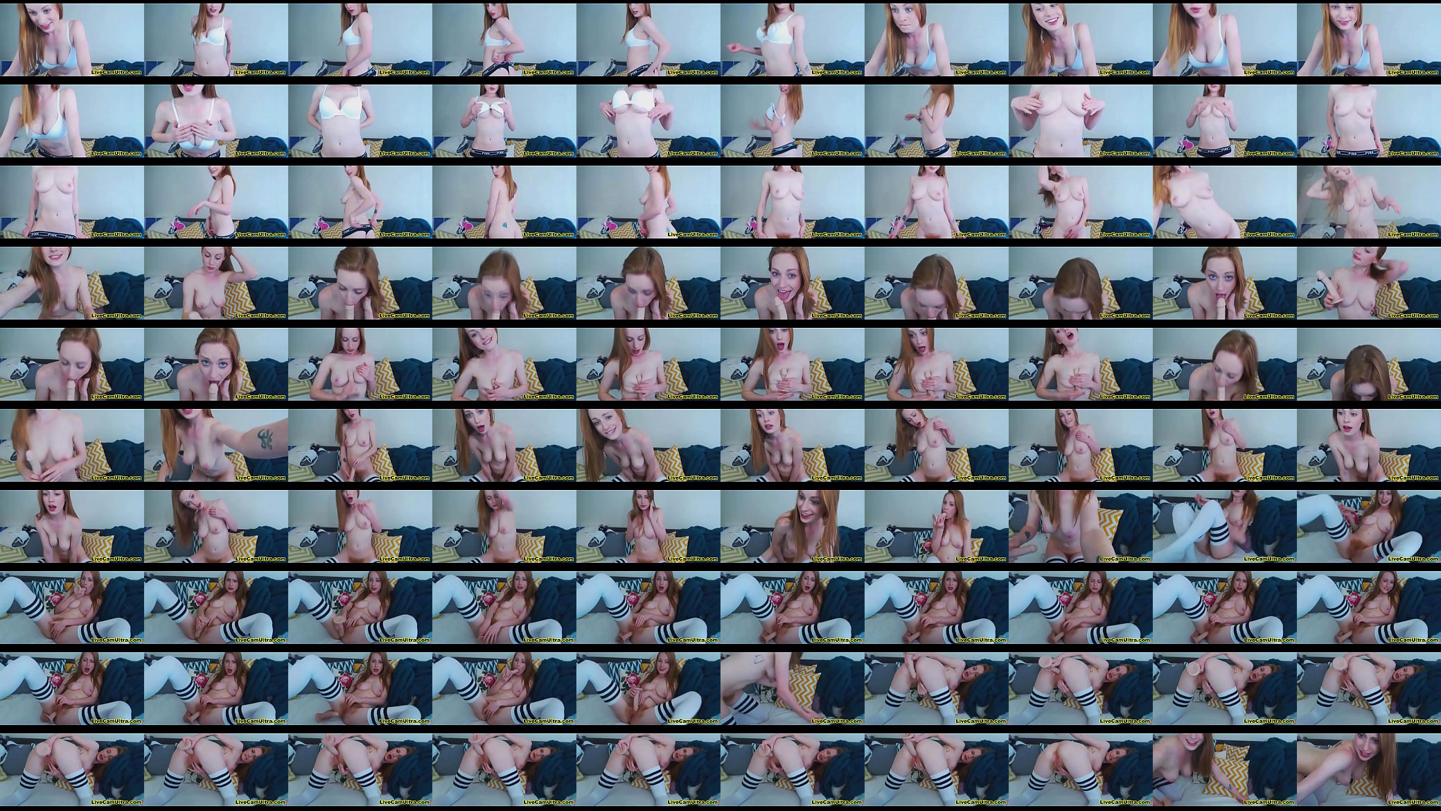 WATCH Crazy Hot Redhead Girl Crazy BUSH 预览图