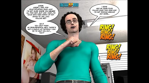 3D Comic: Raymond. Behind The Green Door. Episode 8